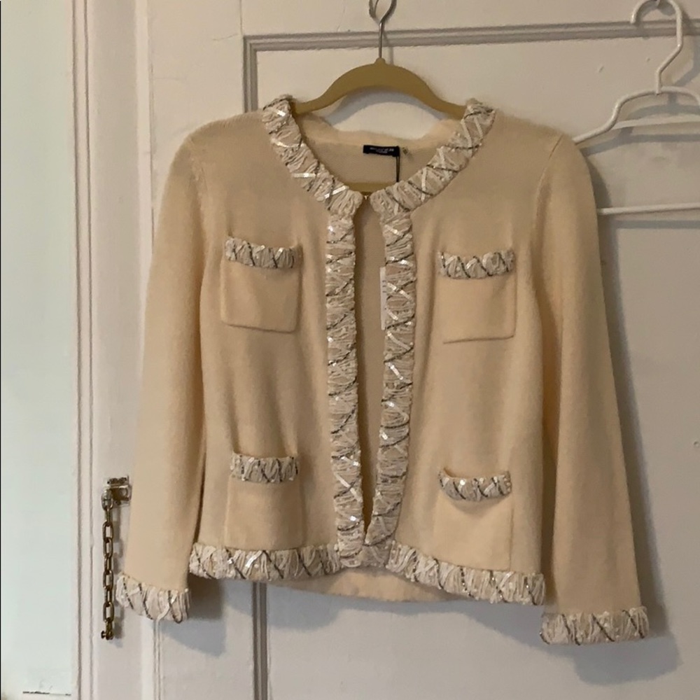 NWT Magaschoni cashmere cardigan szS